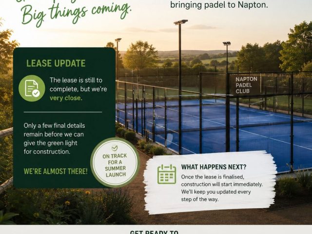 Napton Padel Update June